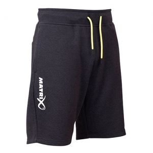 Къси панталони Matrix Minimal Black Marl Jogger Shorts