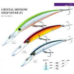 Воблер Yo-Zuri Crystal Minnow Deep Diver R1135