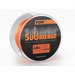 Потъващо плетено влакно Fox Sub bright orange sink braid 600m