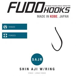 Куки Fudo Shin Aji w.Ring Hooks