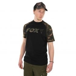 Тениска Fox Raglan T-shirt Black-Camo