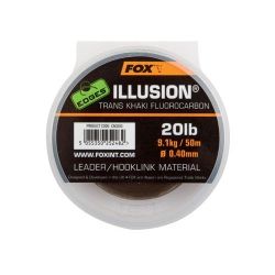 Флуорокарбон FOX Edges Illusion Trans Khaki Hooklink 0.40mm